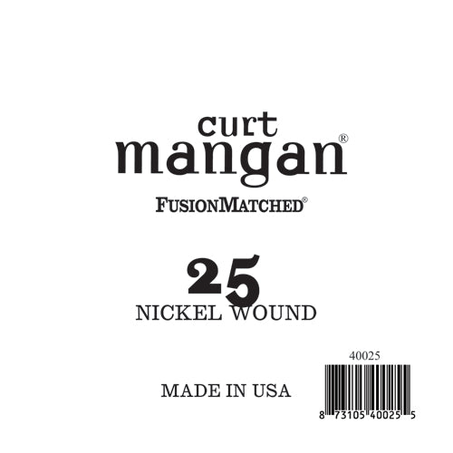 Nickel wound Bass Singles