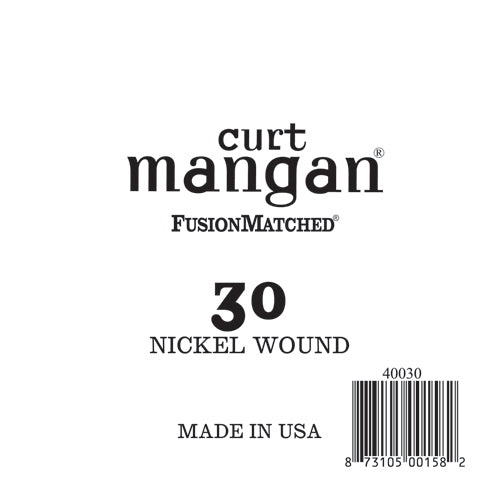 Nickel wound Bass Singles