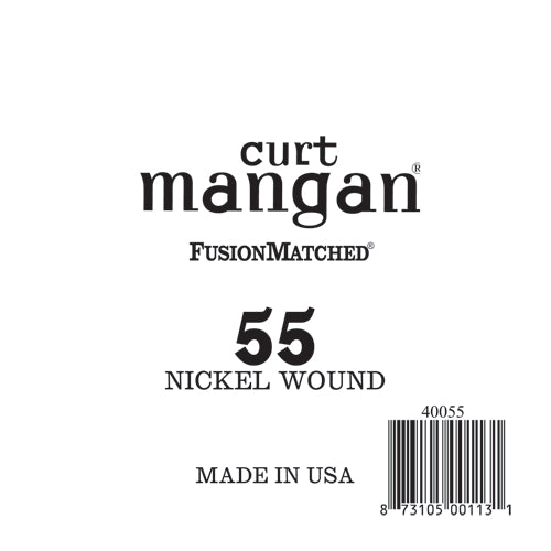 Nickel wound Bass Singles