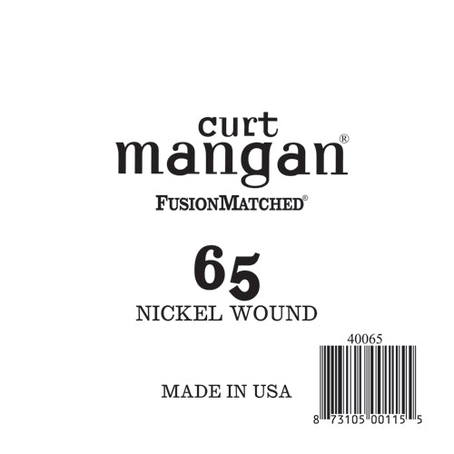 Nickel wound Bass Singles