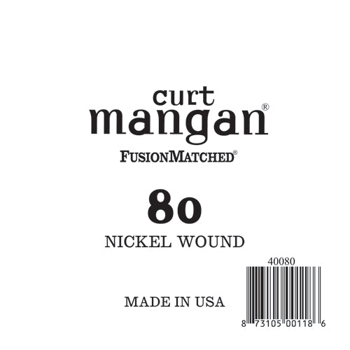 Nickel wound Bass Singles