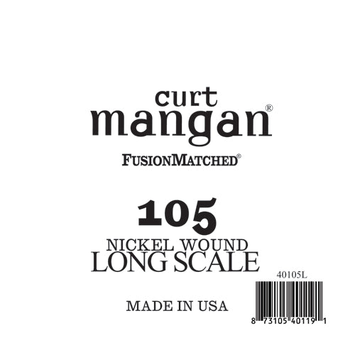 Nickel wound Bass Singles