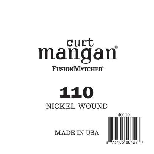 Nickel wound Bass Singles