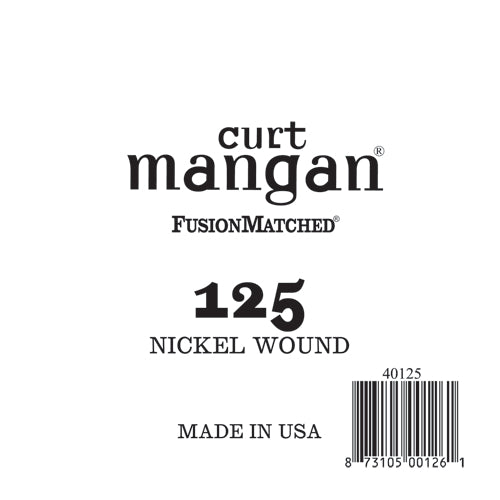 Nickel wound Bass Singles
