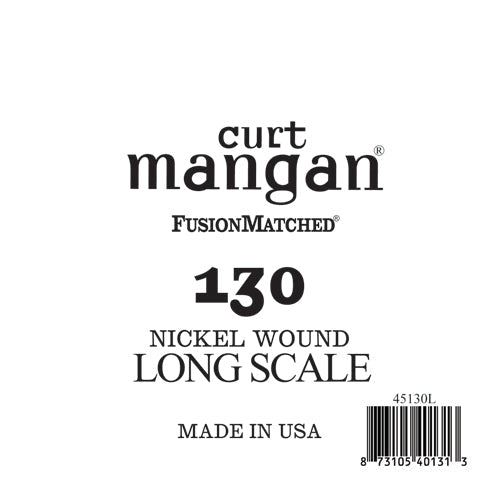 Nickel wound Bass Singles