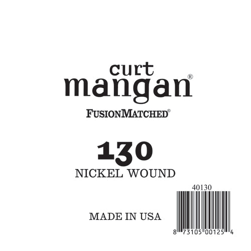 Nickel wound Bass Singles
