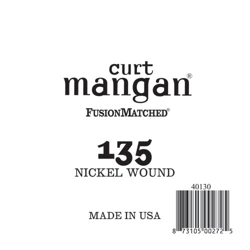 Nickel wound Bass Singles