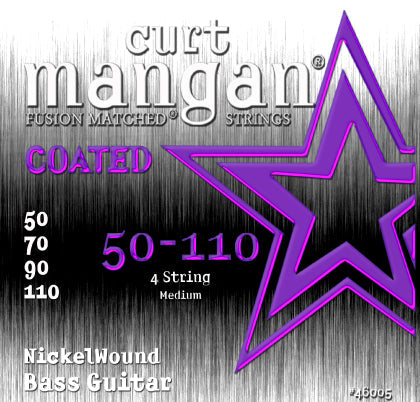 Nickel wound Bass Singles