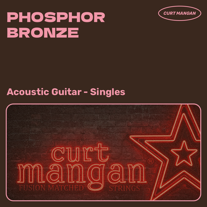 Phosphor Bronze Guitar Singles