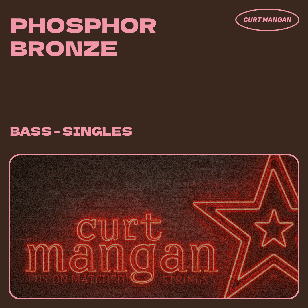 Phosphor Bronze Bass Singles