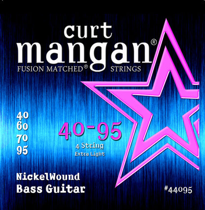 Nickel wound Bass Set