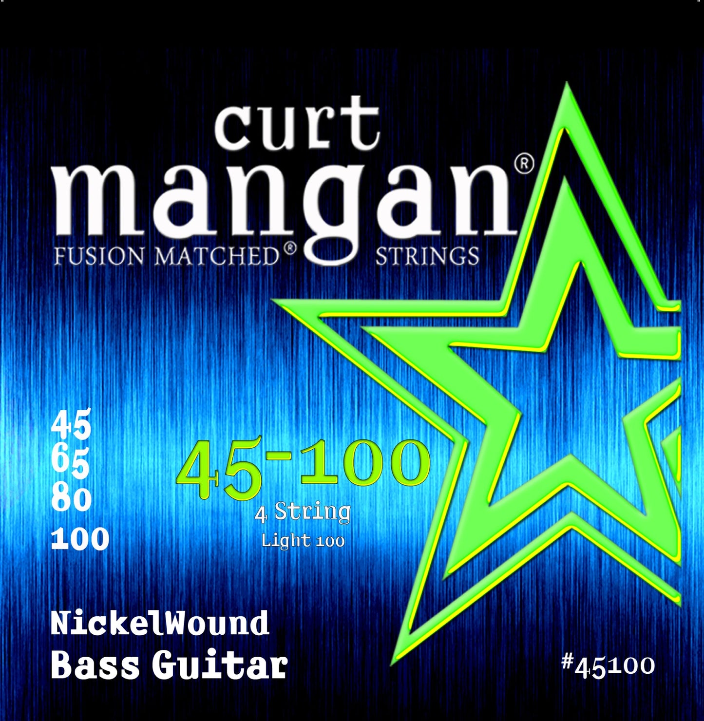 Nickel wound Bass Set