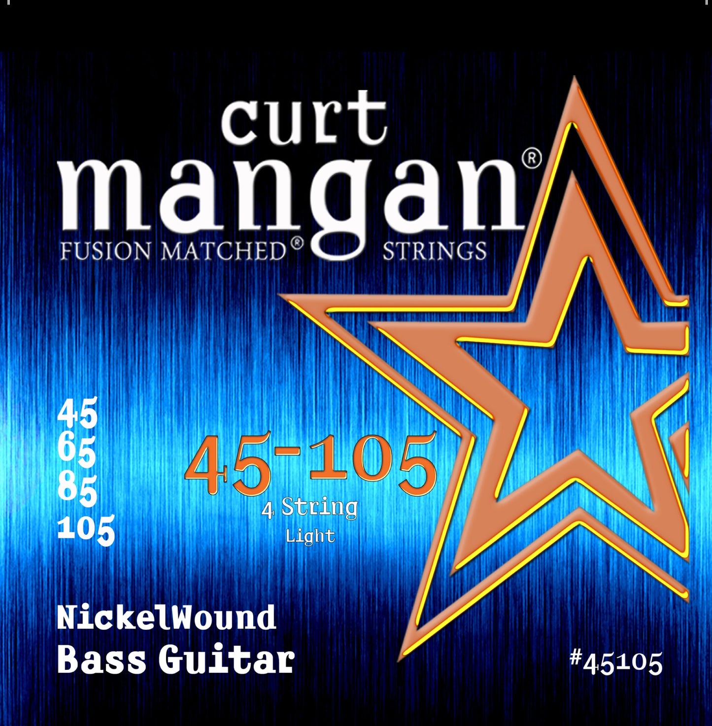 Nickel wound Bass Set