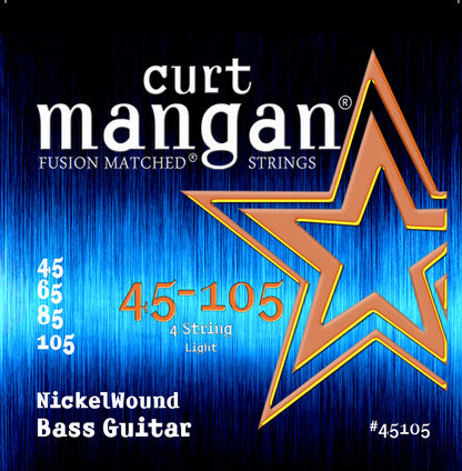 Nickel wound Bass Set