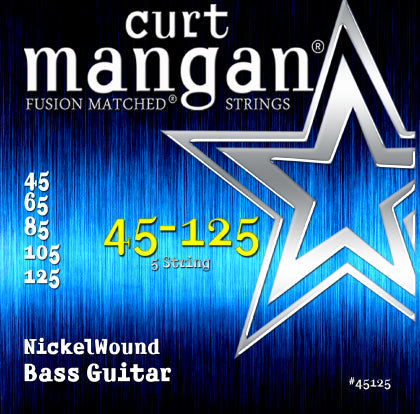 Nickel wound Bass Set