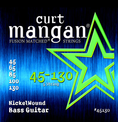 Nickel wound Bass Set