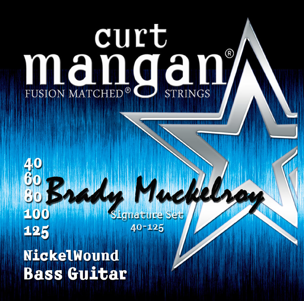 Nickel wound Bass Set